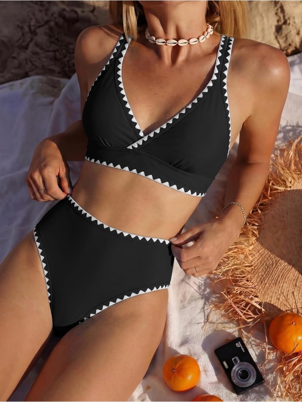 ZAFUL Womens High Waisted Bikini size M